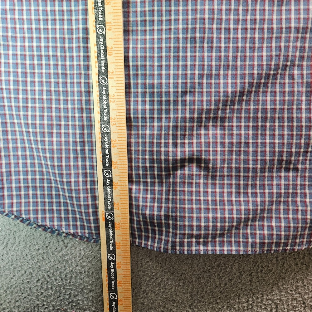 Untuckit Shirt Men XL‎ Slim Fit Button Up Long Sleeve Multicolor Plaid - Picture 9 of 10